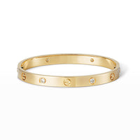 [Perlaura Jewelry ]LOVE BRACELET 6.1MM 4 DIAMONDS