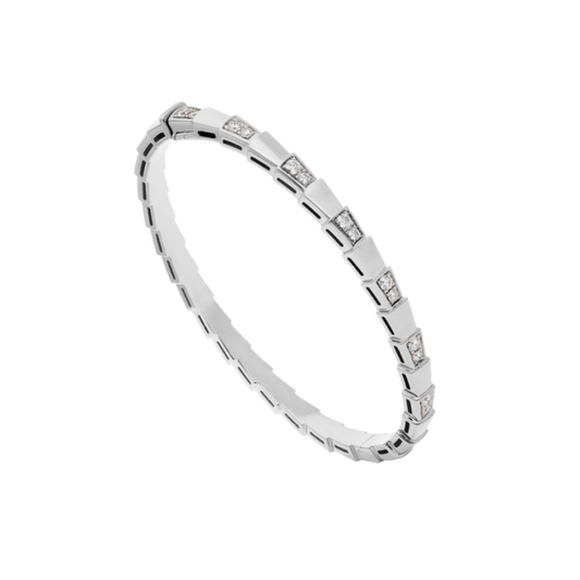 [：Polaidi]SERPENTI BRACELET SILVER DIAMOND