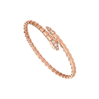 [Perlaura Jewelry ]SERPENTI BRACELET DIAMONDS PINK GOLD