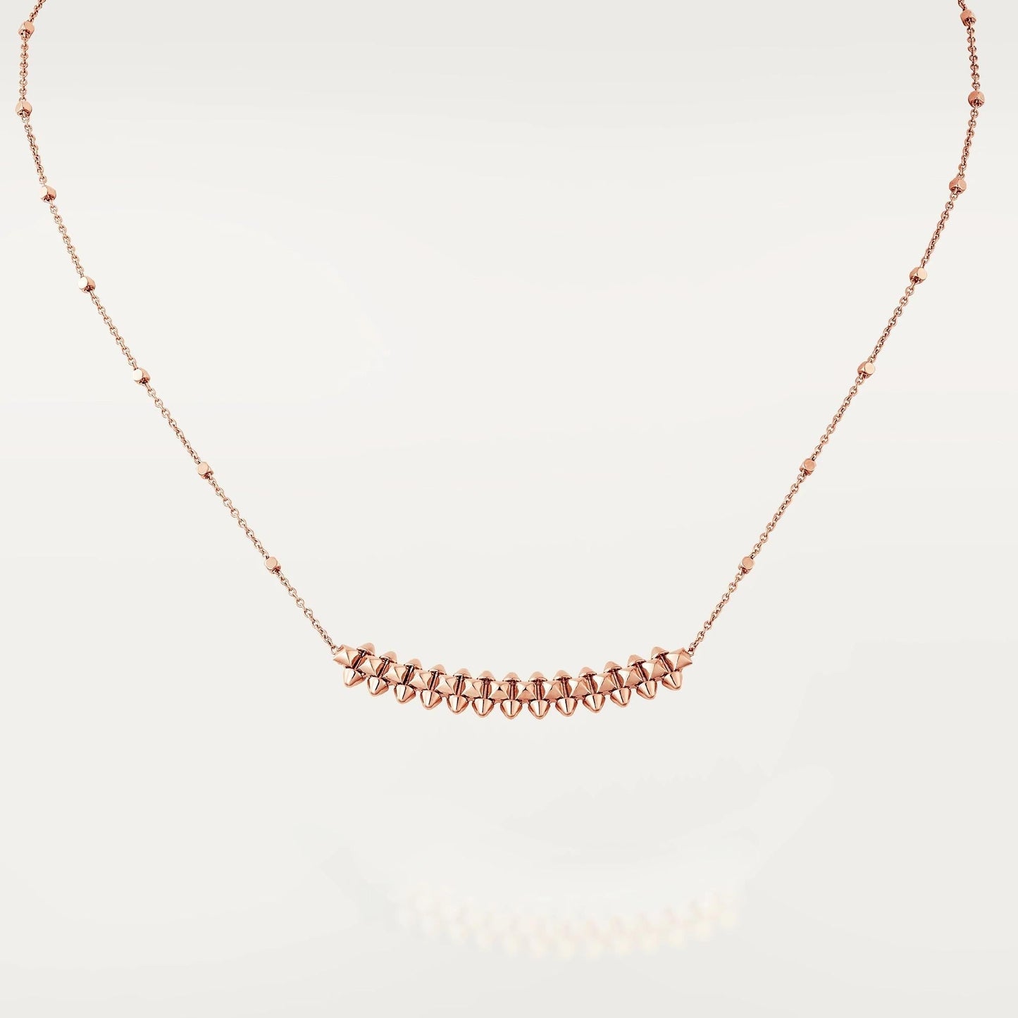 [：Polaidi Jewelry]CLASH PINK GOLD NECKLACE