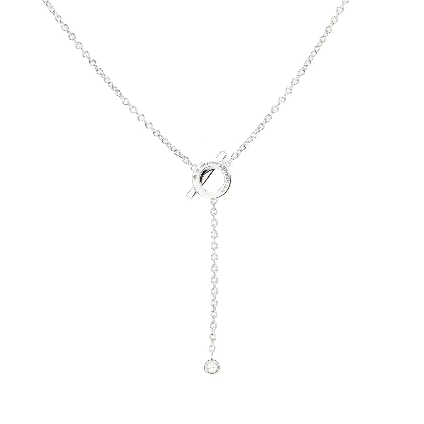 [：Polaidi Jewelry]FINESSE SILVER DIAMOND NECKLACE