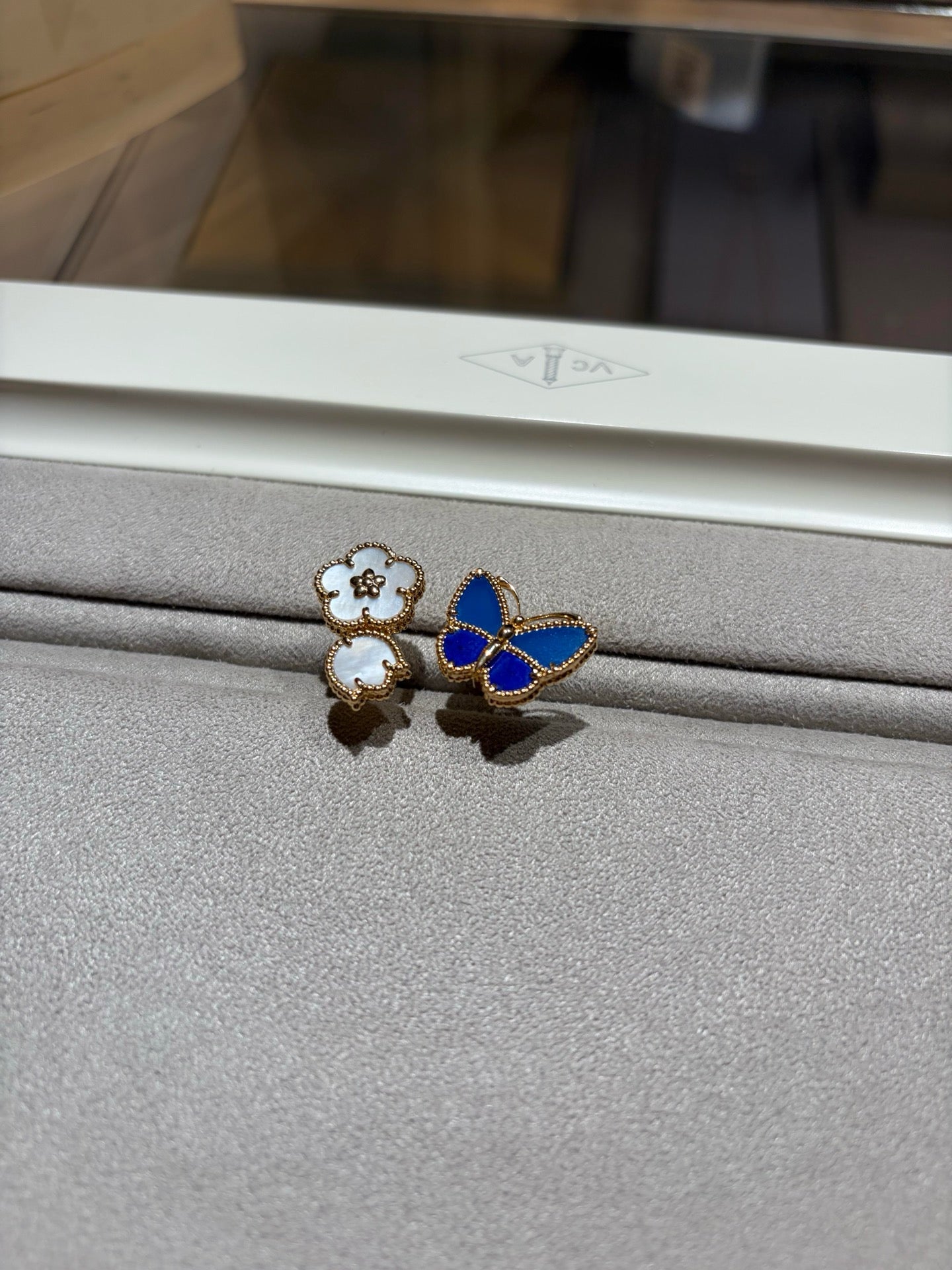 [Polaidi Jewelry]LUCKY SPRING BUTTERFLY OPEN-FACE RINGS