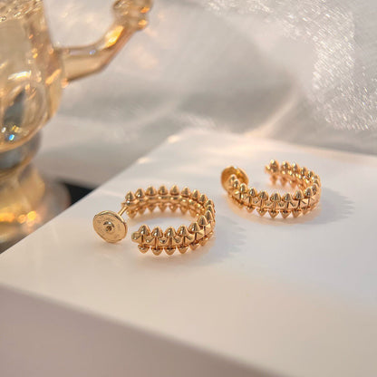 [Polaidi Jewelry]CLASH SMALL HOOP EARRINGS