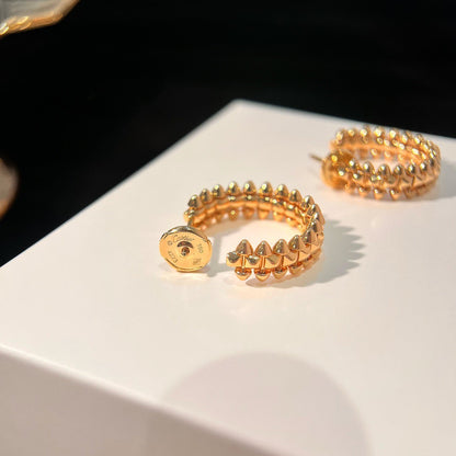 [Polaidi Jewelry]CLASH SMALL HOOP EARRINGS