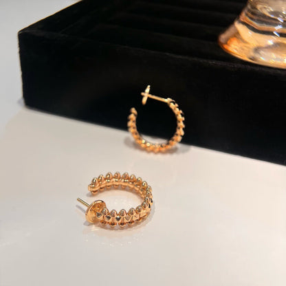 [：Polaidi Jewelry]CLASH SMALL HOOP EARRINGS