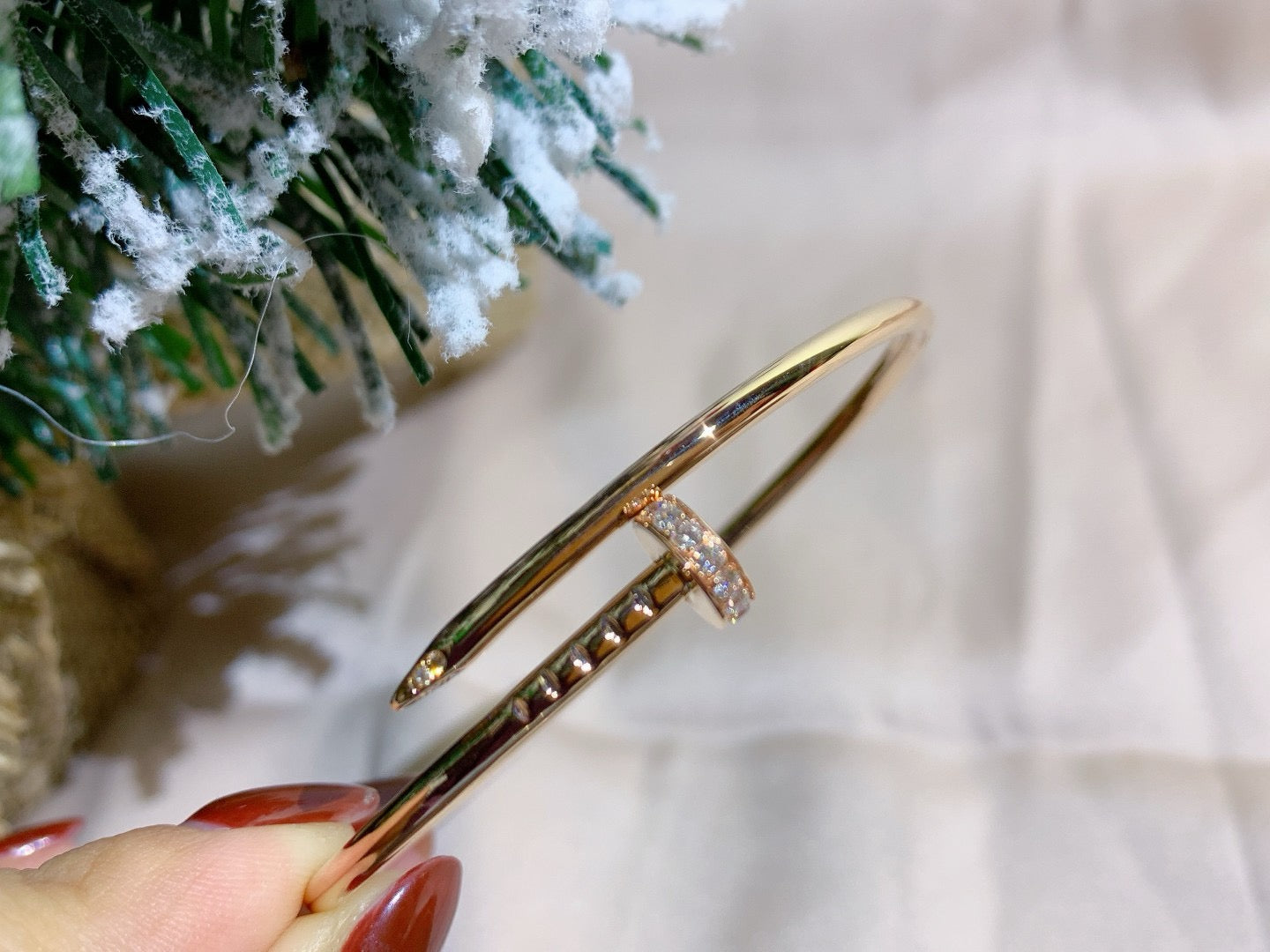[：Polaidi Jewelry]JUSTE BRACELET 2.5MM DIAMONDS