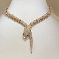 [Perlaura Jewelry ]HAUTE COUTURE GOLD SERPENTI NECKLACE