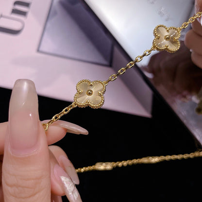 [Polaidi Jewelry]CLOVERS THE 10-MOTIFS LASER NECKLACE
