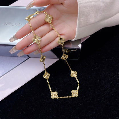 [Polaidi Jewelry]CLOVERS THE 10-MOTIFS LASER NECKLACE