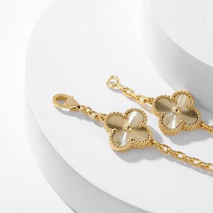 [：Polaidi Jewelry]クローバー 10モチーフ レーザーネックレス