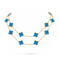 [Perlaura Jewelry ]CLOVER 20 MOTIFS TURQUOISE GOLD