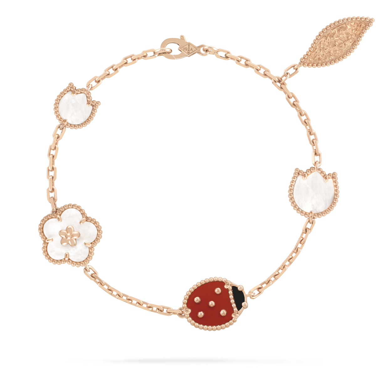 [：Polaidi Jewelry]LUCKY SPRING 5 MOTIF BRACELET