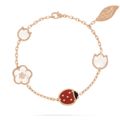 [：Polaidi Jewelry]LUCKY SPRING 5 MOTIF BRACELET