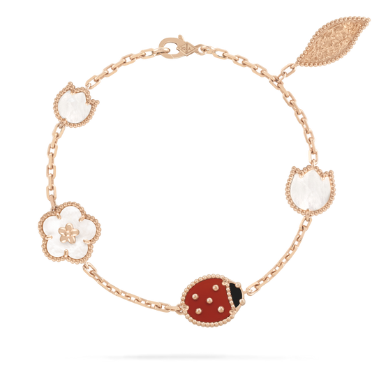 [：Polaidi Jewelry]LUCKY SPRING 5 MOTIF BRACELET