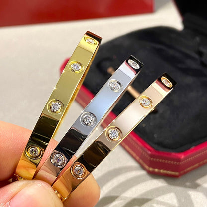 [：Polaidi Jewelry]LOVE BRACELET 6.1MM 10 DIAMONDS