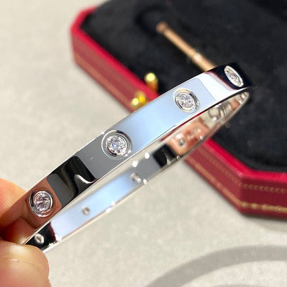 [Polaidi Jewelry]LOVE BRACELET 6.1MM 10 DIAMONDS