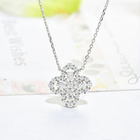 [Perlaura Jewelry ]LOOP NECKLACE FULL MOTIF DIAMOND 16MM MULTIPLE COLORS