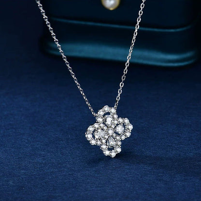 [：Polaidi Jewelry]ループネックレス フルモチーフダイヤモンド 16MM マルチカラー