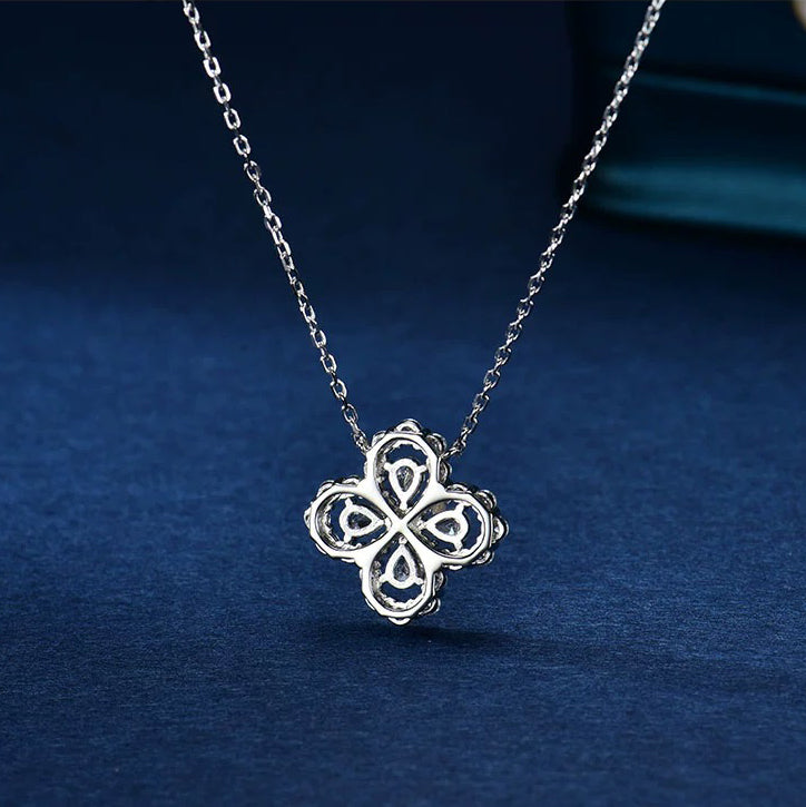 [：Polaidi Jewelry]ループネックレス フルモチーフダイヤモンド 16MM マルチカラー