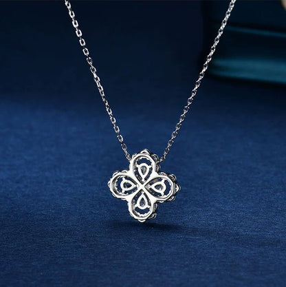 [Polaidi Jewelry]LOOP NECKLACE FULL MOTIF DIAMOND 16MM MULTIPLE COLORS
