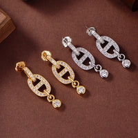 [Perlaura Jewelry ]HM CHAINE DIAMOND EARRINGS