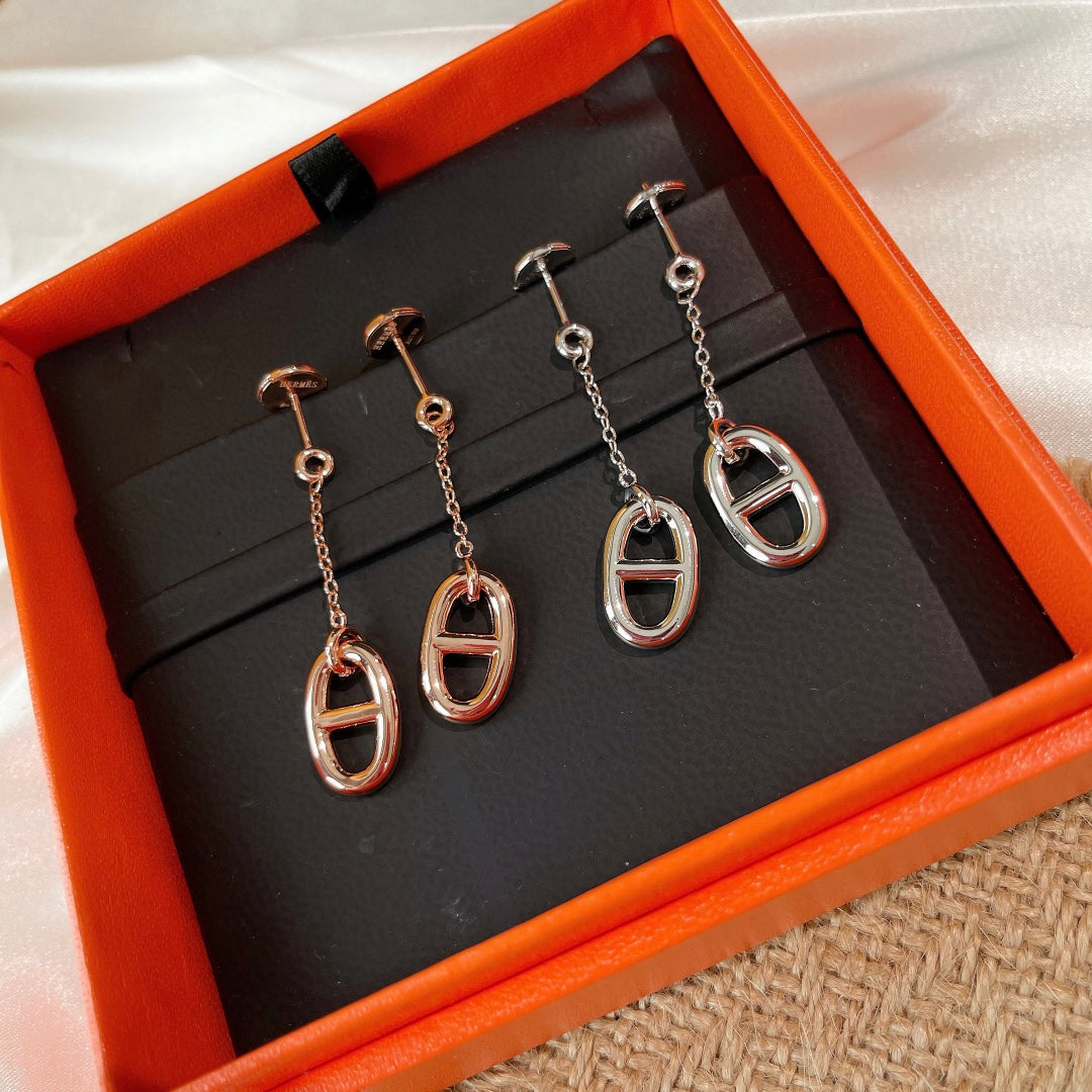 [：Polaidi Jewelry]CHAINE TASSEL EARRINGS