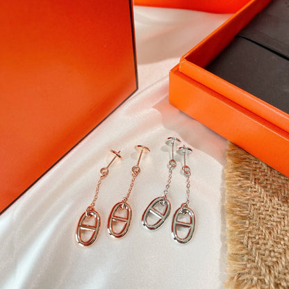 [：Polaidi Jewelry]CHAINE TASSEL EARRINGS