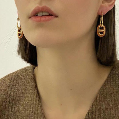 [Polaidi Jewelry]HM O'MAILLON GOLD EARRINGS