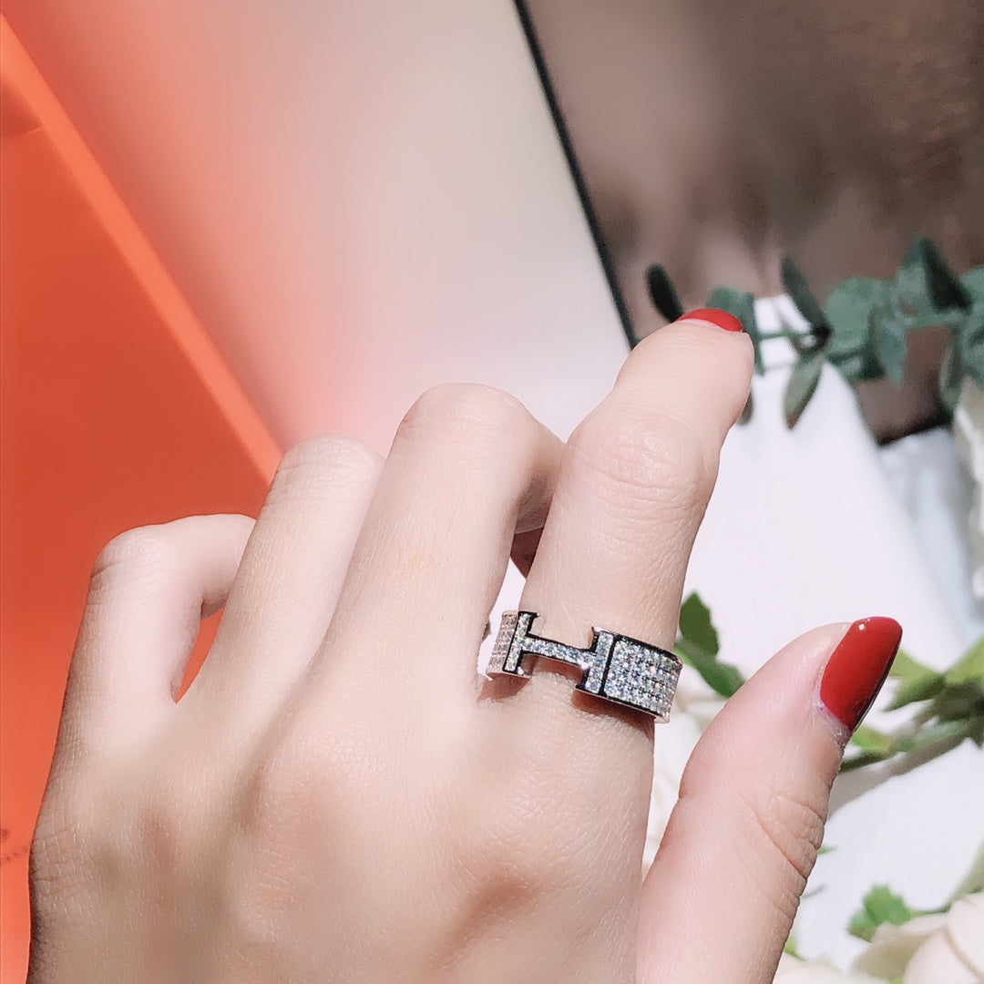 [：Polaidi Jewelry]H RING FULL DIAMOND
