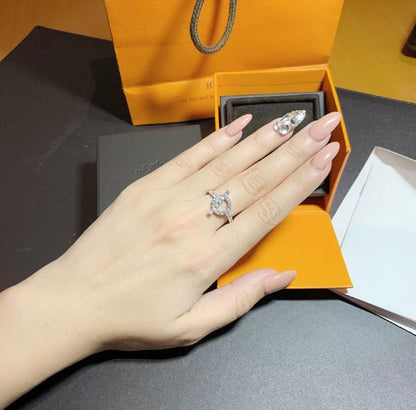 [Polaidi Jewelry]ECHAPPEE RING SILVER DIAMOND