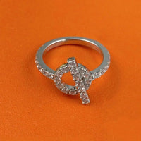 [Perlaura Jewelry ]ECHAPPEE RING SILVER DIAMOND