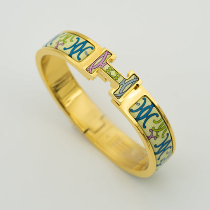 [：Polaidi Jewelry]H BRACELET BEIGE MULTICOLOR