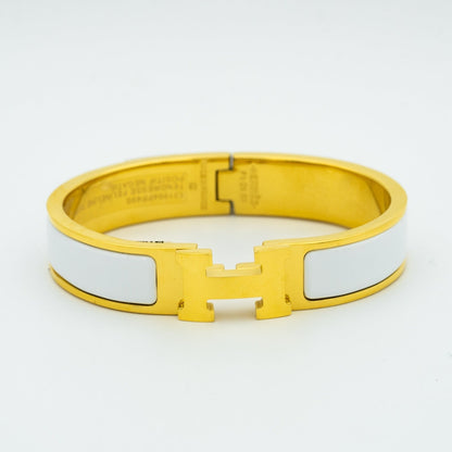 [Polaidi Jewelry]H WHITE BRACELET