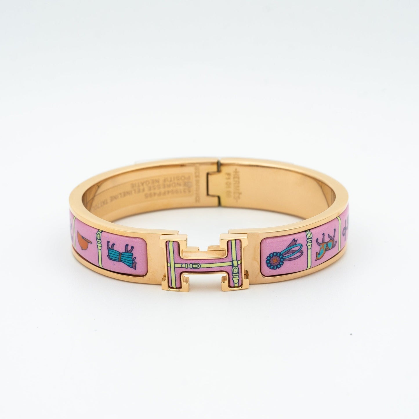 [：Polaidi Jewelry]H PINK GOLD BRACELET PINK CERAMIC