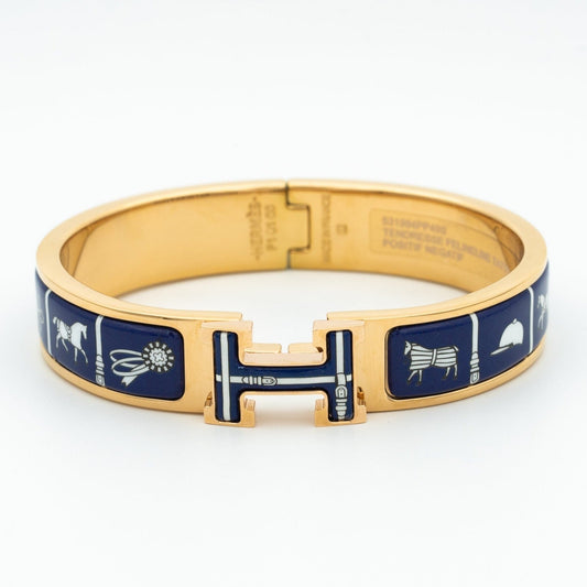 [：Polaidi Jewelry]H BRACELET BLUE CERAMIC