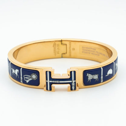 [Polaidi Jewelry]H BRACELET BLUE CERAMIC