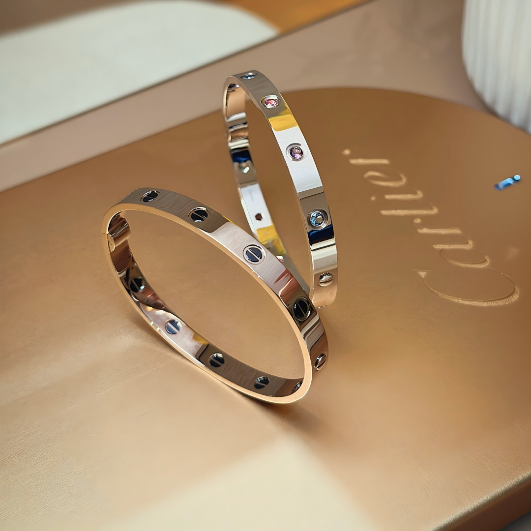[Polaidi Jewelry]2026 RAINBOW LOVE BRACELET 6.1MM  10 DIAMONDS