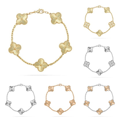 [Polaidi Jewelry] CLOVER 5 MOTIF LASER ブレスレット コレクション