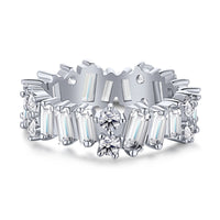 [Perlaura Jewelry ]Delicate Multi Shape Tennis Ring