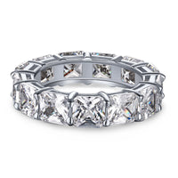 [Perlaura Jewelry ]Elegant Princess Cut Tennis Ring