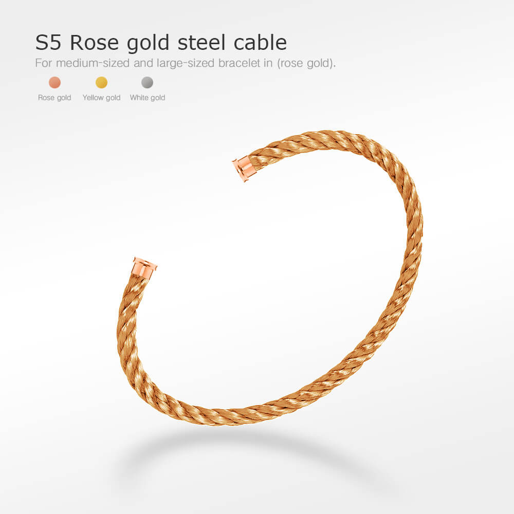[Polaidi Jewelry]FORCE SERIES BRACELET CABLES 50 CHOICES (DIY SELECTION)