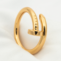[Perlaura Jewelry ]JUSTE RING 2.65MM PINK GOLD