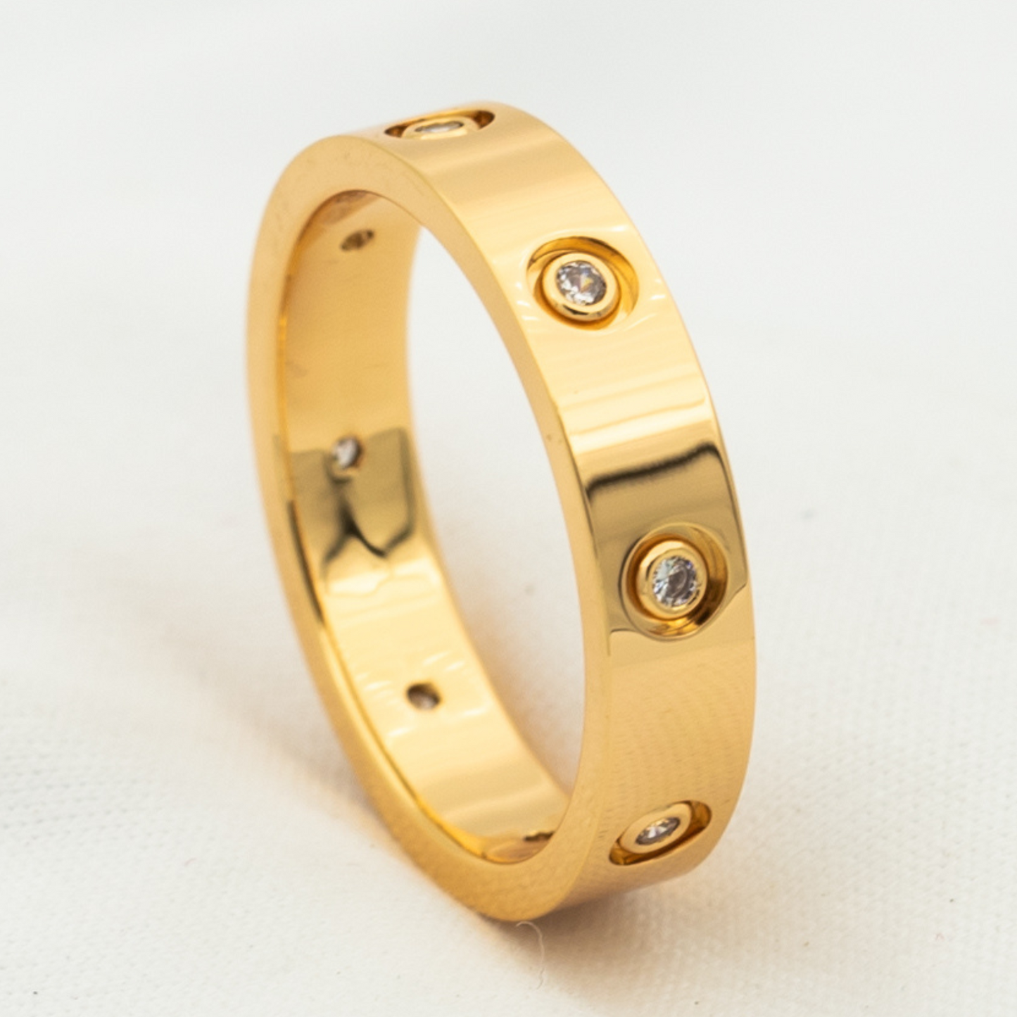 [：Polaidi Jewelry]LOVE RING 3.6MM 8 DIAMONDS