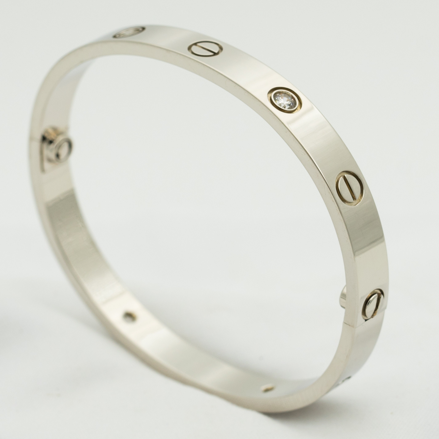[Polaidi Jewelry]LOVE BRACELET 6.1MM 4 DIAMONDS