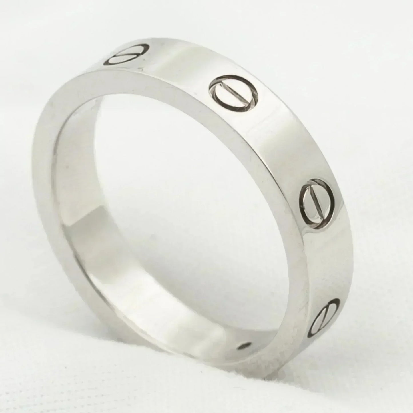 [Polaidi Jewelry]LOVE RING 4MM 1 DIAMOND SILVER