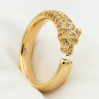 [Perlaura Jewelry ]PANTHERE RING DIAMOND 7.3MM