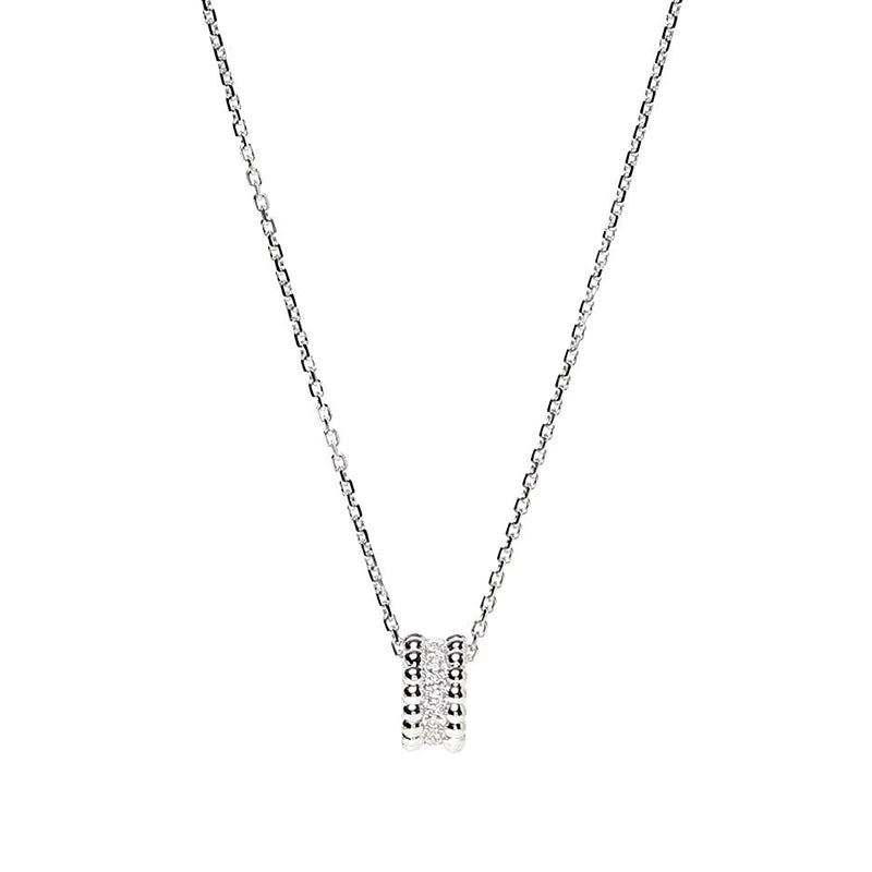 [：Polaidi Jewelry]ペルレ ダイヤモンドネックレス