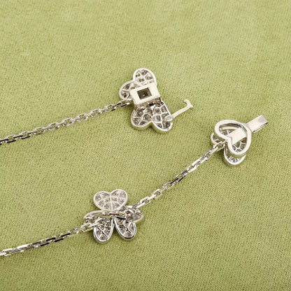 [：Polaidi Jewelry]FRIVOLE SILVER 9 FLOWERS NECKLACE