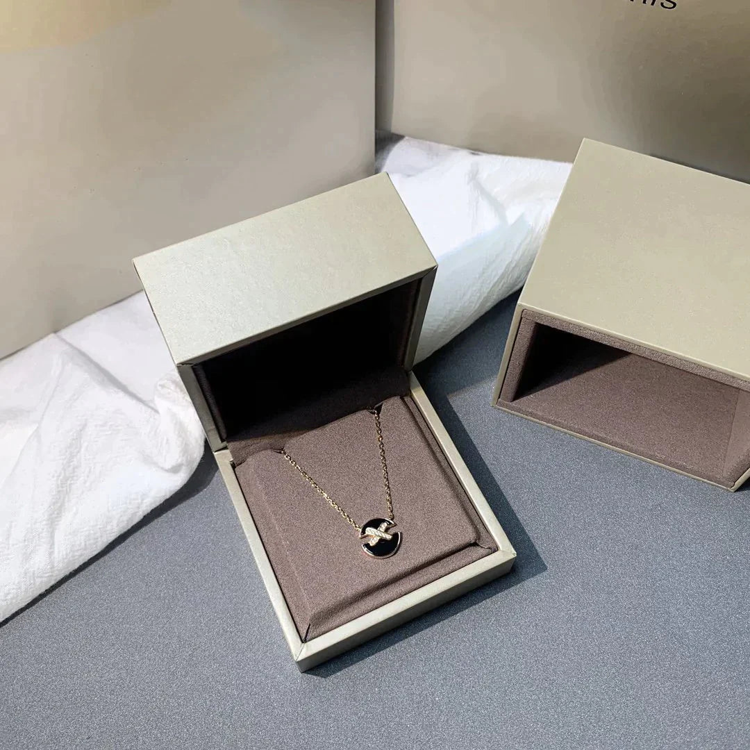 [：Polaidi Jewelry]JEUX DE ROSE GOLD DIAMOND NECKLACE