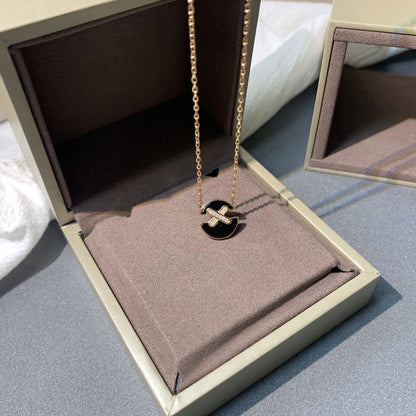 [：Polaidi Jewelry]JEUX DE PINK GOLD DIAMOND NECKLACE